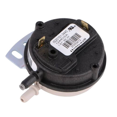 Main product image of 1.61"WC 1/4" Barb Connection SPST Pressure Switch, 92L21