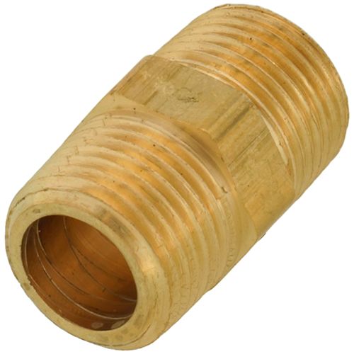 Main product image of 3/8" MIP Barstock Hex Brass Nipple (Lead Free)