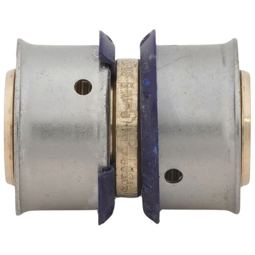 Main product image of 3/4" PEX Press Coupling w/ Attached Sleeve (Zero Lead Bronze)
