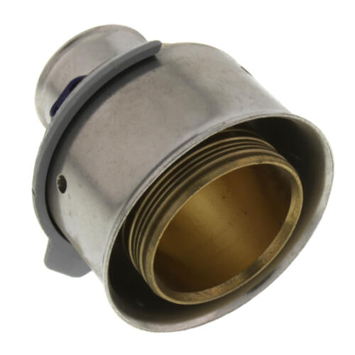 Main product image of 3/4" x 1-1/2" PEX Press Coupling w/ Attached Sleeve (Zero Lead Bronze)