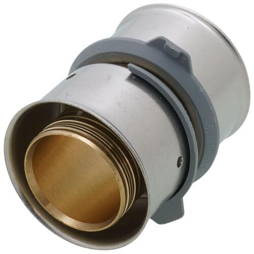 Main product image of 1-1/2" PEX Press Coupling w/ Attached Sleeve (Zero Lead Bronze)