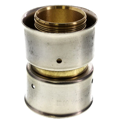 Main product image of 2" x 1-1/2" PEX Press Coupling w/ Sleeve (Lead Free)