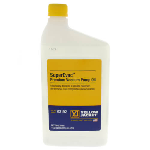 93092 Yellow Jacket 93092 1 Quart Vacuum Pump Oil (Case of 12)