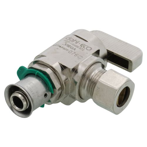 Main product image of 3/8" PEX Press Angle Stop Valve (Lead Free)