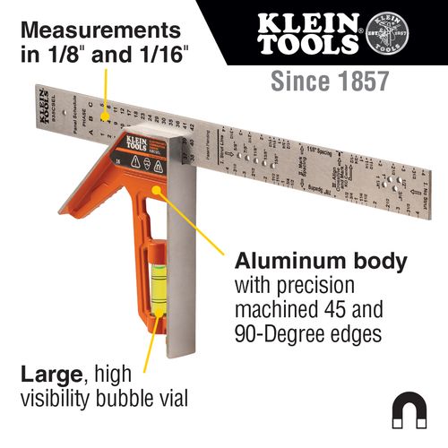 Main product image of 12" Electrician's Combination Square