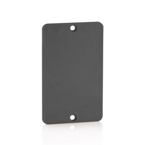 Main product image of Coverplate, Standard, Single-Gang, Thermoplastics, Blank (Black)