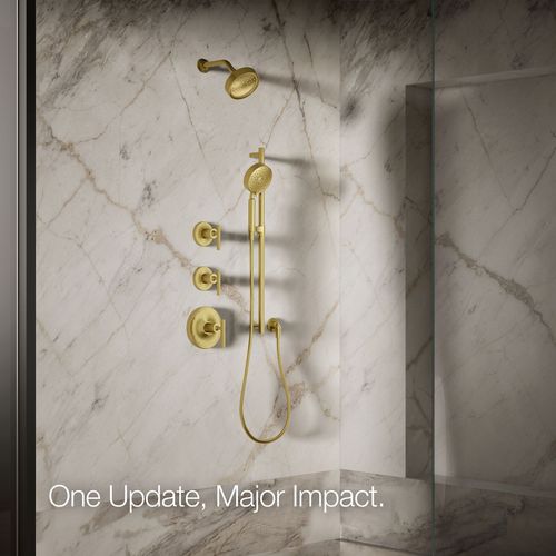 Main product image of Purist Single-Function Showerhead, 2.5 GPM (Moderne Brass)