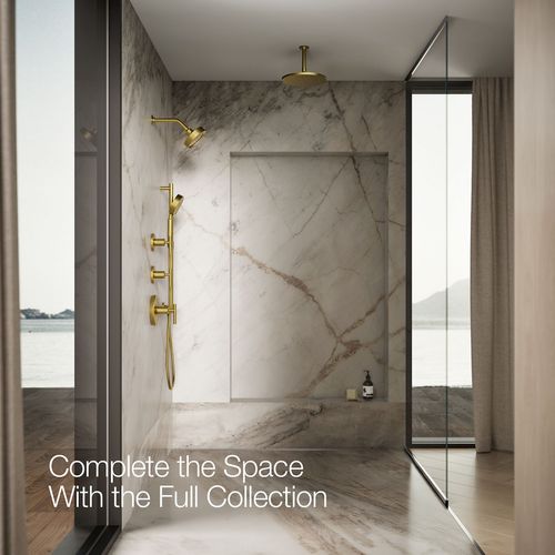 Main product image of Purist Single-Function Showerhead, 2.5 GPM (Moderne Brass)