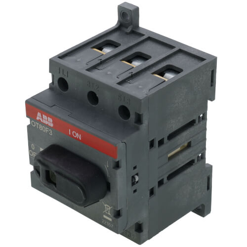 3 Pole 80 Amp Disconnect Switch, 93J31
