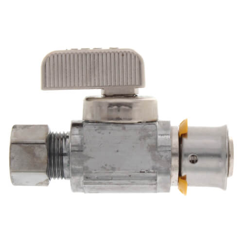 Main product image of 1/2" PEX Press Straight Stop Valve (Lead Free)