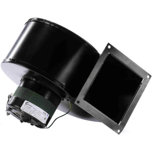 Main product image of 1/10 HP 115v Rectangular Outlet Shaded Pole Centrifugal Blower, 495 CFM, 1570/1300 RPM, Flange