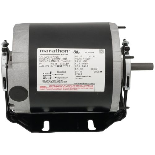 Main product image of 1/3 HP Motor Kit (115V, 1725RPM)