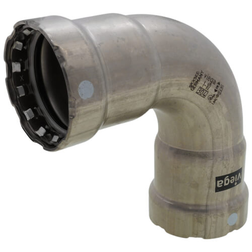 1-1/2" MegaPress 304 Stainless Steel 90-Degree Elbow