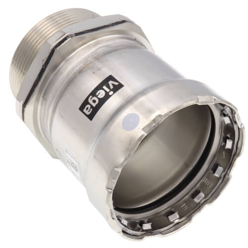 Main product image of 2" MegaPress 304 FKM Stainless Steel Male Adapter (Press x Male)