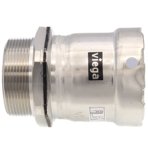 Main product image of 2" MegaPress 304 FKM Stainless Steel Male Adapter (Press x Male)