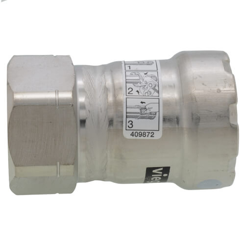 Main product image of 1" MegaPress 304 FKM Stainless Steel Female Adapter (Press x Female)