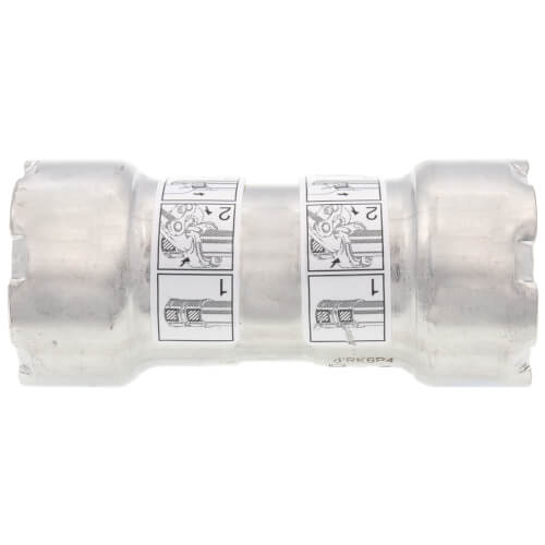 Main product image of 1/2" MegaPress 304 FKM Stainless Steel Coupling w/ Stop