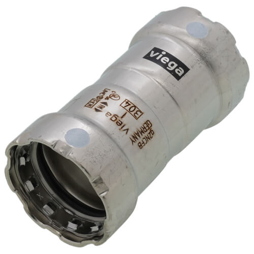 Main product image of 1" MegaPress 304 FKM Stainless Steel Coupling w/ Stop