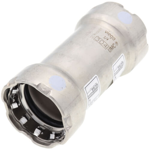 95315 Viega 95315 3/4" MegaPress 304 Stainless Steel Coupling
