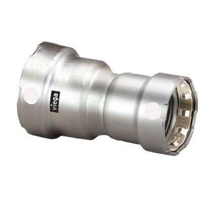 Main product image of 3/4" x 1/2" MegaPress 304 FKM Stainless Steel Reducer