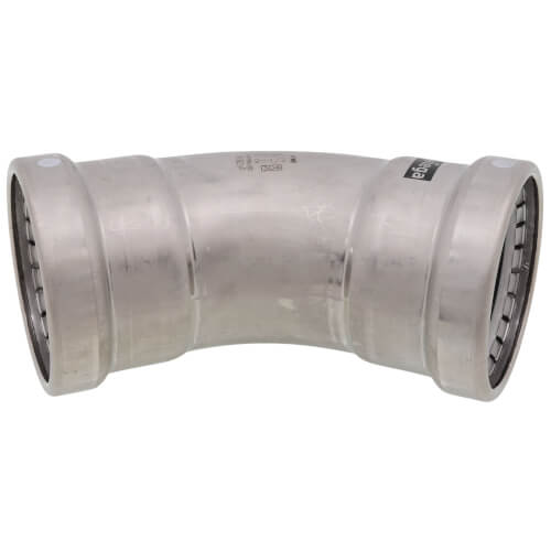 Main product image of 3" MegaPress XL FKM 304 Stainless Steel 45-Degree Elbow