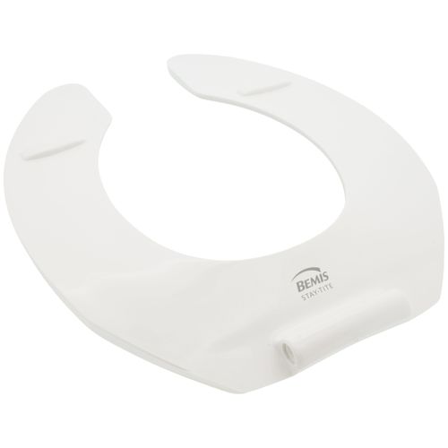 Main product image of Round Open Front Commercial Plastic Toilet Seat, No Cover, STA-TITE (White)
