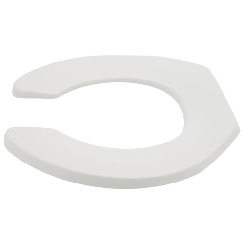 Main product image of Round Open Front Commercial Plastic Toilet Seat, No Cover, STA-TITE (White)