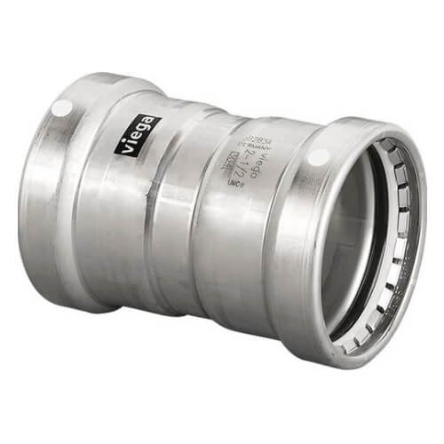 Main product image of 3" MegaPress XL FKM 304 Stainless Steel Coupling w/ Stop