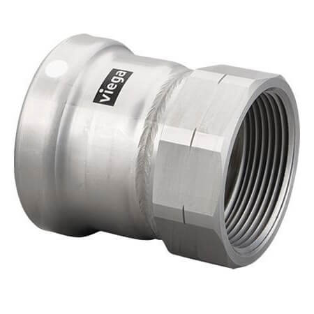 Main product image of 2-1/2" MegaPress XL FKM 304 Stainless Steel Female Adapter (Press x Female)