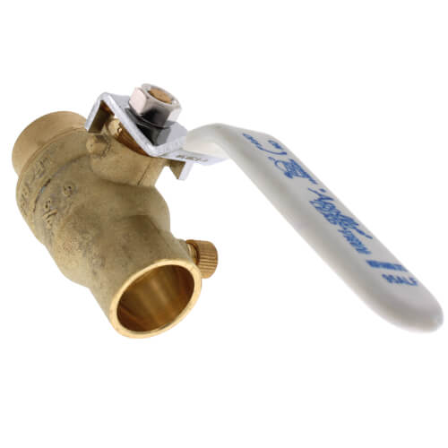 Main product image of 3/4" Sweat Full Port Stop & Waste Ball Valve (Lead Free)