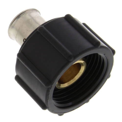 Main product image of PEX Press Port Adapter, 3/8" Press x 1/2" Port, Zero Lead