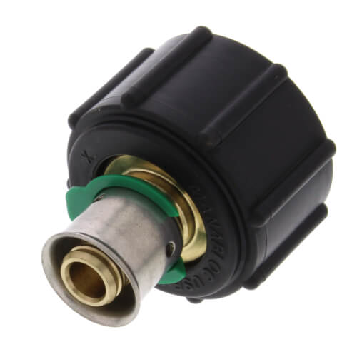 Main product image of PEX Press Port Adapter, 3/8" Press x 1/2" Port, Zero Lead
