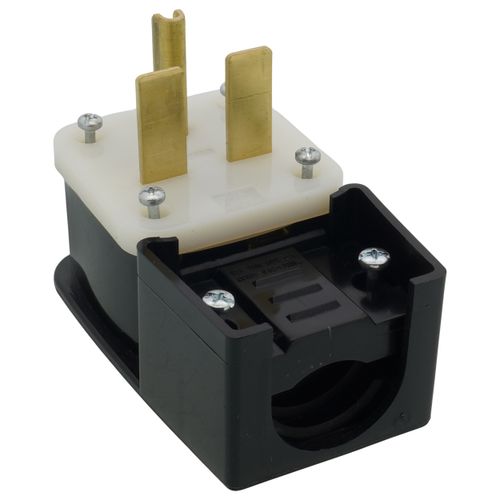 Main product image of Industrial Grade Angle Plug, 2P, 30A, NEMA 6-30P - Black (250V)