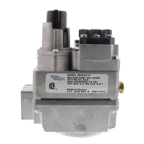 Main product image of 1/2" Gas Valve, 3.5"wc, 24V (NG), 96300