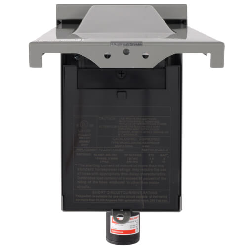 Main product image of 60A Fused A/C Disconnect w/ Top Open and RSH-50 Surge Protective Device (120/240V)