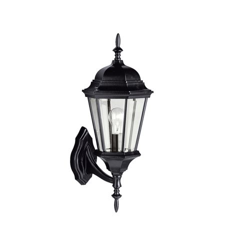 Main product image of Madison 20" 1 Light Outdoor Wall Light w/ Clear Beveled Glass (Black)
