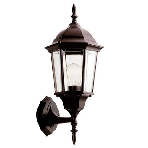 Main product image of Madison 20" 1 Light Outdoor Wall Light w/ Clear Beveled Glass (Tannery Bronze)