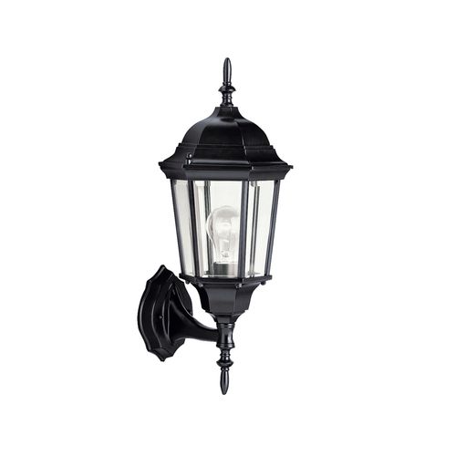 Main product image of Madison 22.75" 1 Light Outdoor Wall Light w/ Clear Beveled Glass (Black)