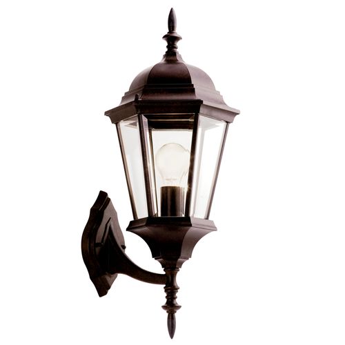 Main product image of Madison 22.75" 1 Light Outdoor Wall Light w/ Clear Beveled Glass (Tannery Bronze)