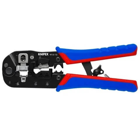 Main product image of 7-1/2" Crimping Pliers for RJ45 Western Plugs