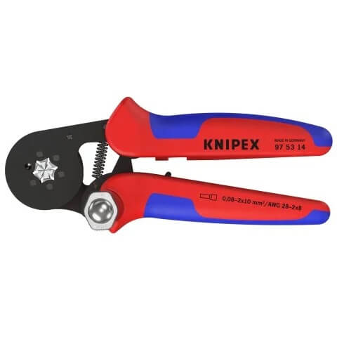Main product image of 7-1/4" Self-Adjusting Crimping Pliers for Wire Ferrules