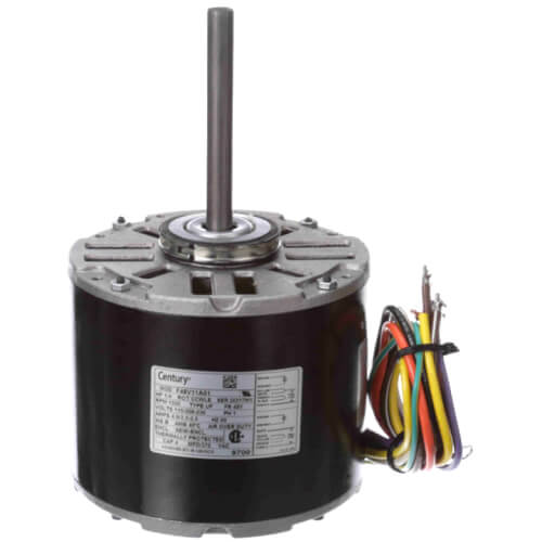 Main product image of 1/4 HP 115/208-230v Fan and Blower Motor, 1550 RPM, 48 Frame, Semi Enclosed