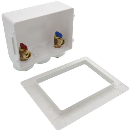 Washing Machine Outlet Box - 1/2" PEX Press (Lead Free)