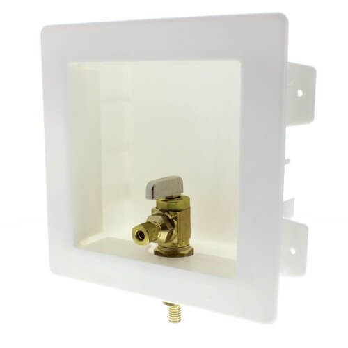 97010 Viega 97010 Zero Lead Ice Maker Outlet Box with 3/8" PEX Press Valve