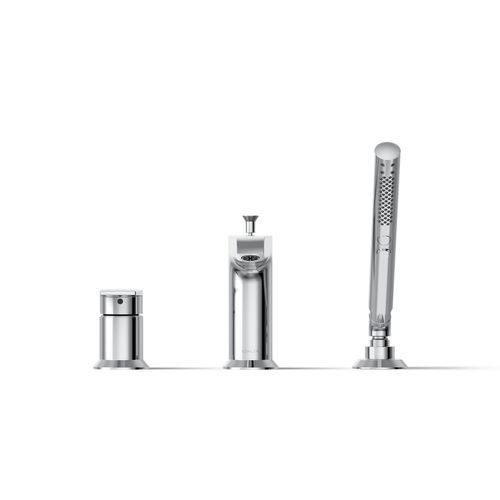 Main product image of Hint Deck Mount Tub Filler Trim w/ Handshower (Polished Chrome), K-97070-4-CP