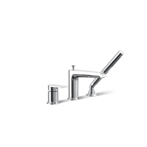 Main product image of Hint Deck Mount Tub Filler Trim w/ Handshower (Polished Chrome), K-97070-4-CP