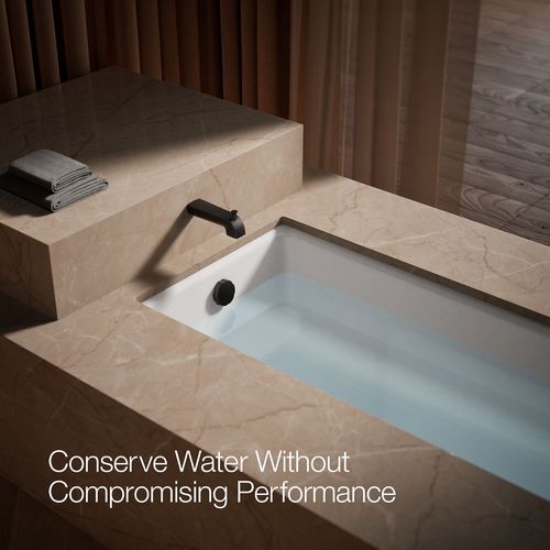 Main product image of Pitch Wall Mount Tub Spout with Diverter (Matte Black), K-97089-BL