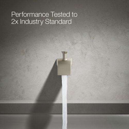 Main product image of Pitch Wall Mount Tub Spout with Diverter (Brushed Nickel), K-97089-BN