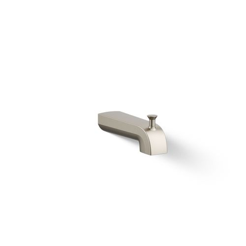 Main product image of Pitch Wall Mount Tub Spout with Diverter (Brushed Nickel), K-97089-BN