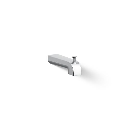 Main product image of Pitch Wall Mount Tub Spout with Diverter (Polished Chrome), K-97089-CP